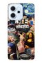 Oppo Reno 14F Compatible Art Collage Pattern Transparent Phone Case