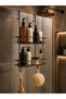 2-Tier Bathroom Shelf Hanging in the Shower Cabinet, Black Metal Shower Shampoo Holder Organizer