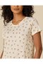 Women Ivory Printed Nightshirt - 4