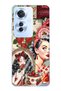 Oppo Reno 11F 5g Compatible Retro Women's Collage Pattern Transparent Phone Case