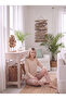 Patterned Viscose Fabric Women's Pajama Set - 2