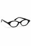 Women's Blueblock Noir Oval Blue Light Protection Glasses Screen Glasses Black |   Case and Cleaning Cloth Gift Set - 3