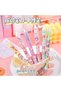 6-Piece Kawaii Kuromiii Cinnamorolll Melodii Patterned Ballpoint Pen Set Pressable Cute Pen School Stationery Office Business Gel Pen - 4