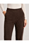 Elastic Waist Nubuck Trousers with Pockets - 3