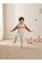 2-5 Years Old Original Kuzu Boston Embroidered Zippered Cardigan Double Set - 3