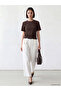 Esvab • Modern & Distinctive Zero Roba Collar Drawstring Women's T-Shirt - 2