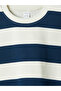 Esvab • Modern & Distinctive Zero Roba Collar Striped Boys' Sweatshirt - 3