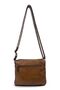Viatox Vs 002 Multi-Compartment Washed Leather Women's Crossbody Shoulder Bag Mink - 2