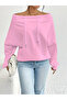 Women's Drawstring Adjustable Collar 100% Cotton Sweatshirt - 2
