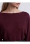 Esvab • Modern & Distinctive Wide Roba Collar Bat Sleeve Women's Knitwear Sweater - 3