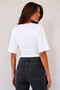 Women's Bat Sleeve Cropped Cotton T-Shirt - 3