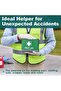 210 Piece First Aid Kit- Emergency kit - Reflective Design - Includes Ice(Cold) Pack, Moleskin Pad and Emergency Blanket for Travel, Home, Office, Car, Workplace & Outdoor - 6