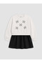 Esvab • Modern & Distinctive Bowknot Printed Girls' Dress - 2