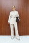 Gabardine Belted Suit 12-8843 - 3