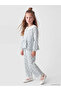 Lcw Kids Ecru Floral Girls' Blouse and Pants - 2