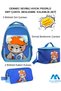 5021 Cennec Cute Teddy Bear Figured Backpack - Nutrition - Pen Holder Set