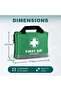 210 Piece First Aid Kit- Emergency kit - Reflective Design - Includes Ice(Cold) Pack, Moleskin Pad and Emergency Blanket for Travel, Home, Office, Car, Workplace & Outdoor - 3