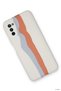 حافظة CONCEPTA Galaxy A03S من السيليكون Ebruli Launch (191523) - أبيض-برتقالي - 2