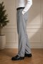 Men's Gray Pleated Detail Comfortable Fit Premium Series Fabric Trousers - 4