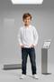 Children's School T-Shirt Polo Collar Long Sleeve