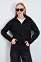 Half-Zip Turtleneck Knit Sweater - 2