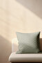 Sage Arc Wave Patterned Set of 2 Double-Sided Decorative Throw Pillow Covers - 3