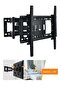 Full Motion TV Wall Mount for 32–85 Inch TVs – Swivel, Tilt, and Extend Black - 3