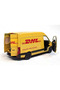 Mercedes Benz Sprinter Dhl Metal Model Cargo Car 13cm – Die Cast 1:48 Scale Metal Body Pull-Open Door Pull-Back Car - 5
