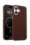 iPhone 16 Vero Magneticsave Cover Compatible with Apple - Brown