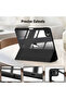 Protective Case for Apple iPad Pro 11-inch (M4 2024 / M5 2025) – Crystal Clear PC Back, Trifold Stand Smart Cover with Built-In Apple Pencil Pro Slot & Wireless Charging Support, Auto Wake/Sleep - 4
