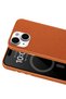 iPhone 15 Vero Magneticsave Cover Compatible with Apple - Orange - 2