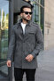Men's Slim Fit Cashmere Coat - 3