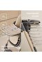 3 in 1 Baby High Chair with Swing, Foldable High Chairs for Babies & Toddlers, Adjustable Height/Backrest, Removable Tray & Lockable Wheels - 2
