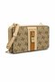 Silver Polo Crossbody Women's Bag Beige 1038 - 2