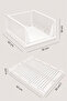 Orvena Folding Sliding Shelf Organizer In-Closet Clothing Accessory Organizer Multi-Purpose Storage Rack Single - 5