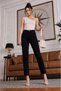 Black High Waist Mom Jeans