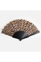 Evantai din Plastic Leopard 23cm