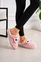 Women's Plush Home Slippers with Frog Figure, Soft Furry, Silent Sole, Closed Toe Winter Slippers Stc1334 - 5