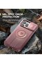 Dexnur for iPhone 16 Pro Max Case with Slide Camera Cover & Adjustable Kickstand, Durable Magnetic Protective Cover - 6