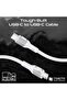 كيبل قوي USB-C إلى USB-C بقدرة 60 واط للشحن السريع ونقل البيانات من بروميت، سرعة 480 ميجابت لكل ثاني - 3
