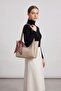 Women's Mink Tote Bag Shopper Shoulder Bag with Scarf Gift 33X23X9Cm - 2