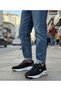 1300 Men's Black Gray Orthopedic Comfortable Lightweight Memory Walking Original Running Hajj Umrah Dad Daily Cloth Sneaker Sports Shoes