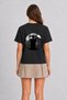 Women's Electrical Transformer Box Arma Design - Back Printed - Black - 2