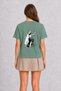 Women's Climbing Dynamics Sport Graphic - Back Print - Green - 2