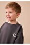 Boy's Oversize Sweatshirt Pants 2-Piece Set – Casual Combination - 3