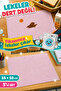 Set of 5 35X50 cm Washable Stain-Resistant Overlock Edged Kindergarten and Primary School Lunch Mats - 6
