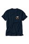 Women's Taurus Modern Geometric Design Printed T-Shirt - Navy Blue