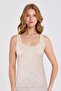 7051 Women's Thick Strap Round Neck Ribbed Athlete's Undershirt