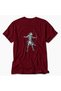 Women's Bow Archer Design - Back Print - Red - 2