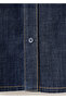 Şal yakalı denim gömlek - 5
